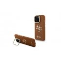 Guess PU Grained 4G Logo Stand Camera Frame Case for iPhone 15 P Guess PU Grained 4G Logo Stand Camera Frame Case for iPhone 15 P