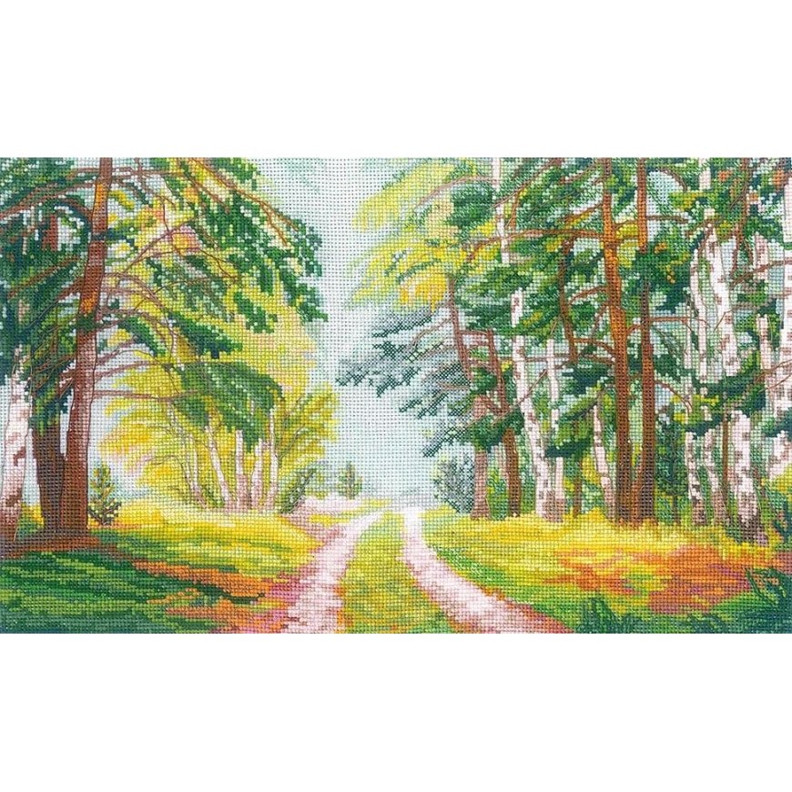 Beldizart Cross Stitch Kit "Forest Road" SANL-19