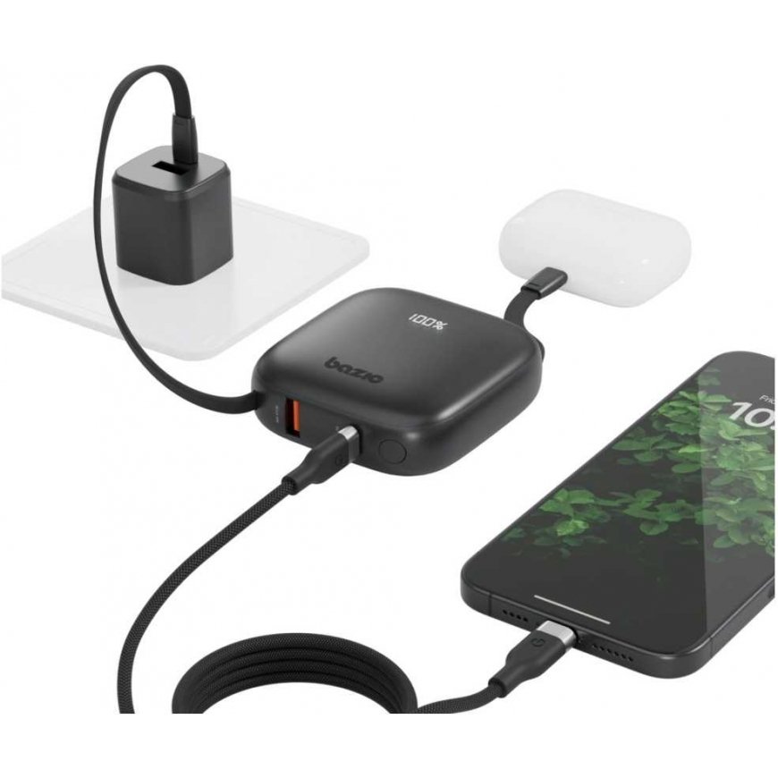 Energea PowerBank 4w1 Bazic Fusion 10000mAh PD20W USB-C/Lightning musta – 3