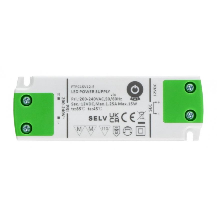 Oem Power supply for LED strips FTPC15V12-E - 12V 1.25A 15W - constant voltage – 2