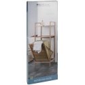 Bathroom solutions shelf with 2 shelves/laundry basket, bamboo Bathroom solutions shelf with 2 shelves/laundry basket, bamboo