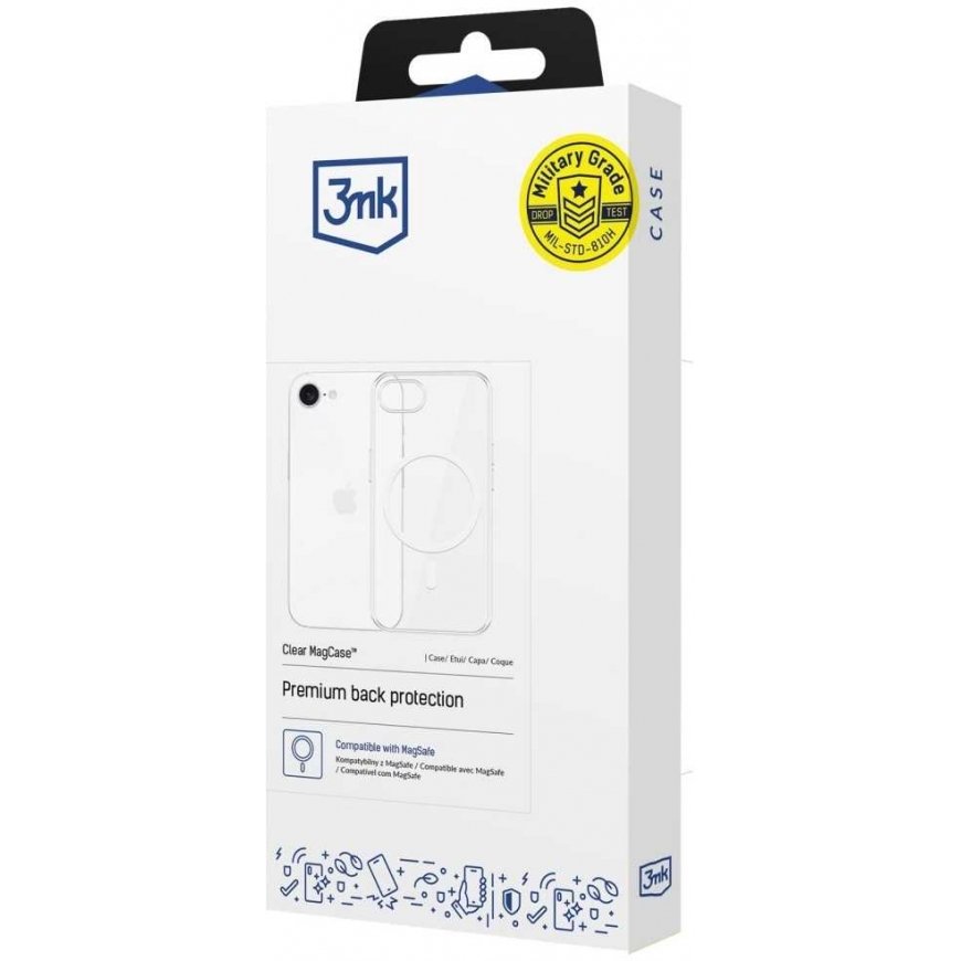 3mk transparent phone case MagApple Apple iPhone 16E - transparent phone case – 3