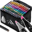 Alcohol markers with bag 120 pcs Nukido NK-913 Alcohol markers with bag 120 pcs Nukido NK-913