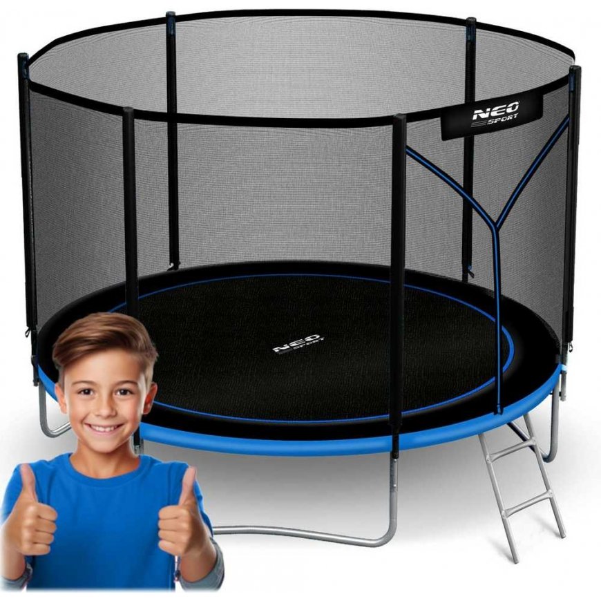 Neo-Sport 6ft/183cm Garden Trampoline with Outdoor
