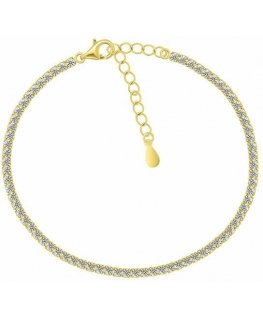 Brilio Silver Dazzling cubic zirconia tennis bracelet BRC170Y
