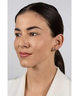 Brilio Silver Silver earrings with studs Bow EA1126W