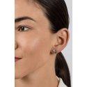 Brilio Silver hopeiset nappikorvakorut rusetilla EA1126W Brilio Silver hopeiset nappikorvakorut rusetilla EA1126W
