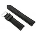 Pacific W34 leather watch strap - PREMIUM - black/black - 24mm Pacific W34 leather watch strap - PREMIUM - black/black - 24mm