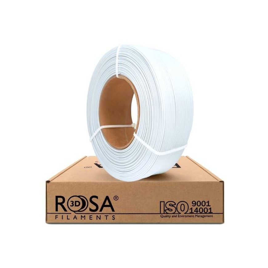 3D plastic PLA cold white (winter white) 1.75mm 1kg refill pack Rosa3D – 3