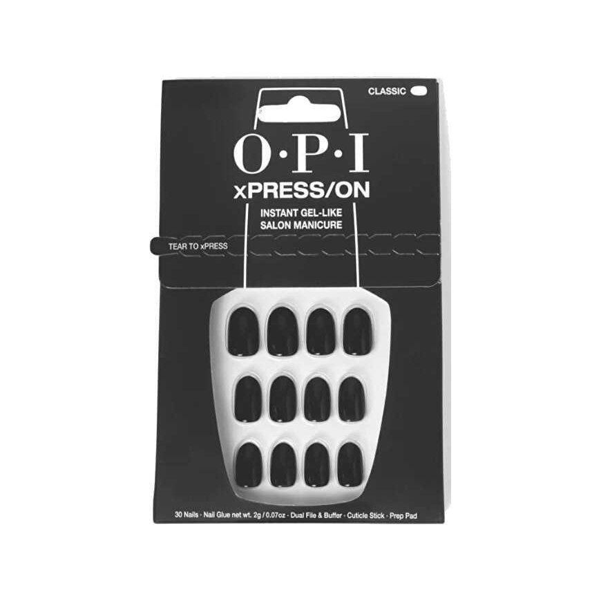 Opi Xpress-On Uñas Artificiales Tonos Icónicos Lady In Juodas 30 U