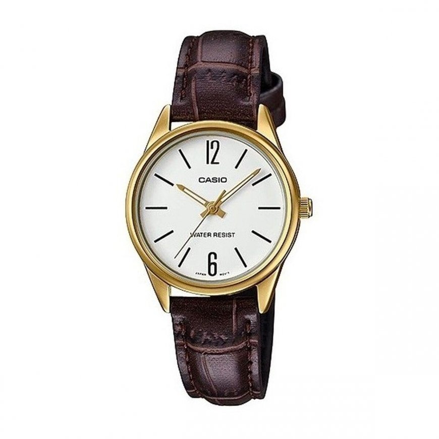 Laikrodis Damski Casio Collection LTP-V005GL-7B (zd582h) + DĖŽUTĖ
