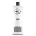 Nioxin System 1 - Champú - Cabello Natural Con Debilitamiento Leve, 1000 ml Nioxin System 1 - Champú - Cabello Natural Con Debilitamiento Leve, 1000 ml