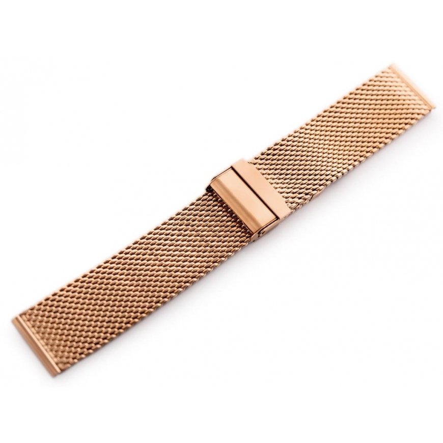Pacific 10 bracelet - HQ mesh - rose gold 24 mm – 2