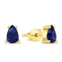 Brilio Silver Brilio Silver Decent gold earrings with blue zircons EA860YB Brilio Silver Brilio Silver Decent gold earrings with blue zircons EA860YB