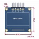 OLED display blue, 1.3” (B), 128x64px SPI/I2C, straight connectors, Waveshare 10451 OLED display blue, 1.3” (B), 128x64px SPI/I2C, straight connectors, Waveshare 10451
