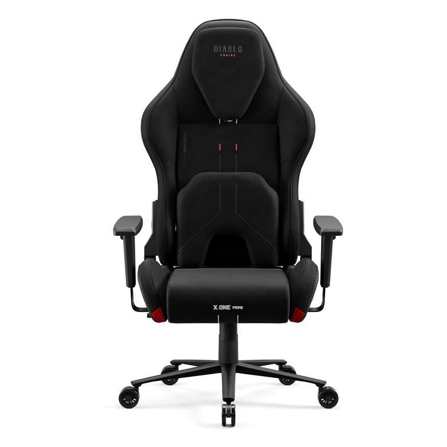 Diablo Chairs Diablo X-One Prime Normal Size - Burned Black Ergonomic Chair