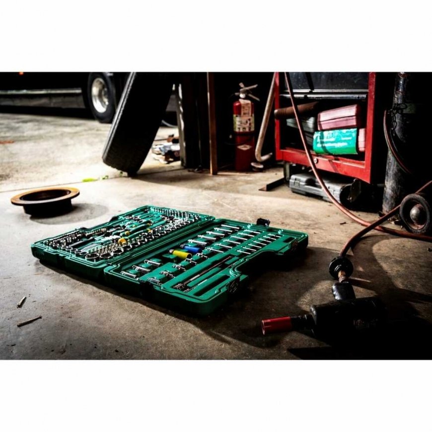 1/4'' + 3/8'' + 1/2'' Socket set Sata 180pcs. hexagonal – 5