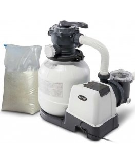 Sand filter pump 7900 l / h INTEX 26646 + sand 25 kg