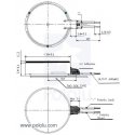 Tärinämoottori 10x3,4mm, Pololu 1636 Tärinämoottori 10x3,4mm, Pololu 1636