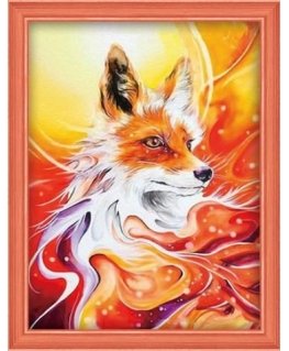 Beldizart Diamond Painting Kit "Fire Fox" 30*40 cm AM1555