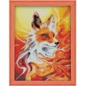 Beldizart Diamond Painting Kit "Fire Fox" 30*40 cm AM1555 Beldizart Diamond Painting Kit "Fire Fox" 30*40 cm AM1555