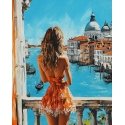 Beldizart Diamond Painting with Frame "Sunny Venice" 40x50 cm DP418 Beldizart Diamond Painting with Frame "Sunny Venice" 40x50 cm DP418