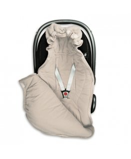 7AM New! Lodger Mini BunkerTeddy all-season sleeping bag for car seats Birch BKM 599