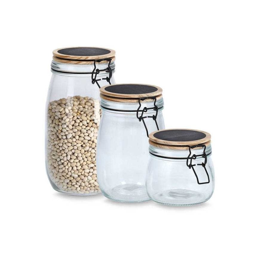 Zeller Glass jar with tight lid – 5
