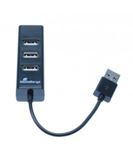 MediaRange MRCS502 interface hub 480 Mbit/s Black
