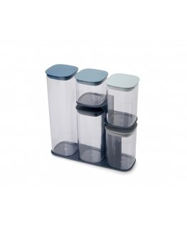 Joseph Joseph Podium Rectangular Set Blue, Transparent 5 pc(s)
