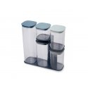 Joseph Joseph Podium Rectangular Set Blue, Transparent 5 pc(s) Joseph Joseph Podium Rectangular Set Blue, Transparent 5 pc(s)