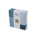 Joseph Joseph Podium Suorakulmainen Setti Sininen, Läpinäkyvä 5 kpl Joseph Joseph Podium Suorakulmainen Setti Sininen, Läpinäkyvä 5 kpl