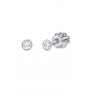 Silver stud earrings with Swarovski zirconia 2.5 mm SILVEGO706025W (screw) Silver stud earrings with Swarovski zirconia 2.5 mm SILVEGO706025W (screw)