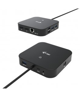 i-tec C31DUALDPDOCKPD док-станция для ноутбука Проводная USB 3.2 Gen 1 (3.1 Gen 1) Type-C Черный