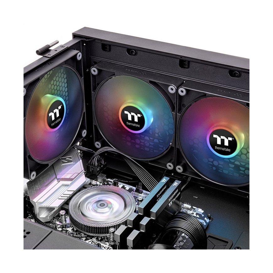 Thermaltake TT CT140 ARGB Sync PC Kompiuterio korpusui Ventiliatorius Juoda 2 vnt – 4