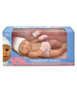 DOLLSWORLD beebinukk, tüdruk, 38 cm