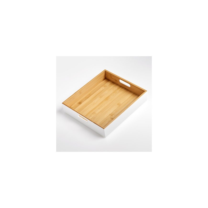 Zeller Present 13358 saugojimo dėžė Dėžė daiktams Stačiakampio formos Bamboo Balta – 5