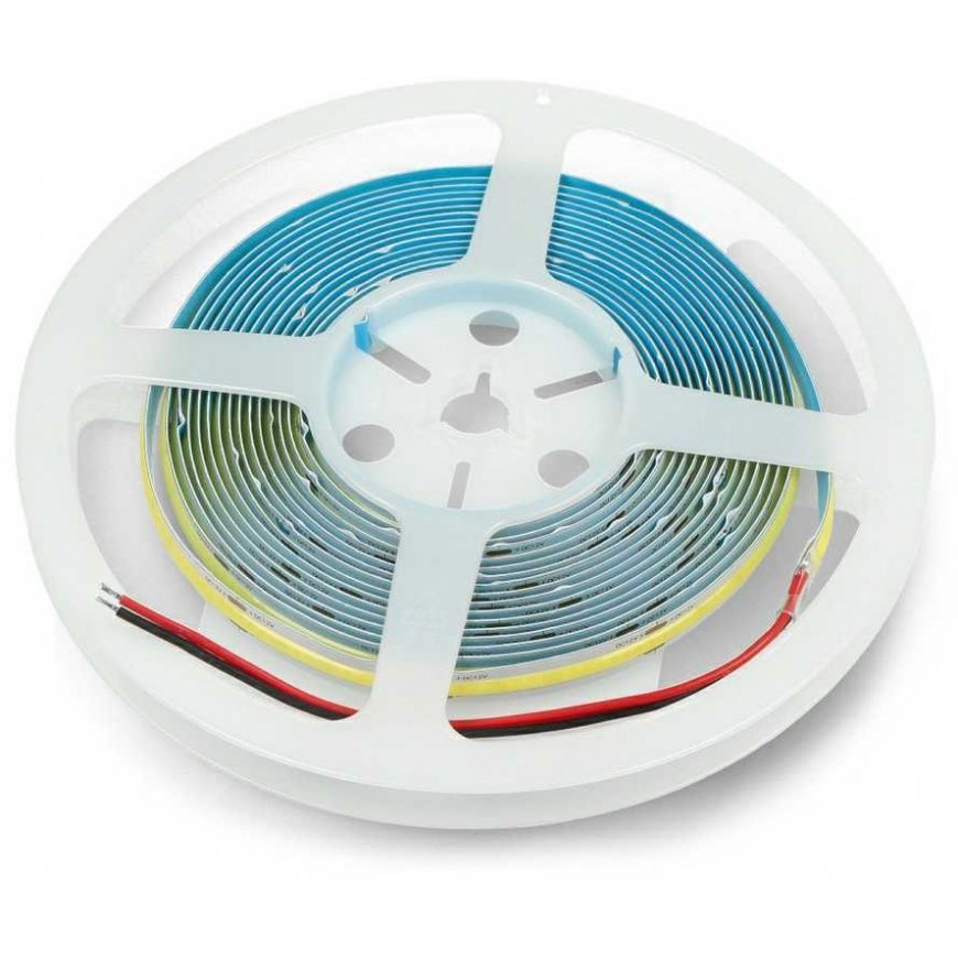 Oem SMD2835 COB LED juostelė 12V IP20 10W, 480 diodų/m, neutrali balta spalva - 5m