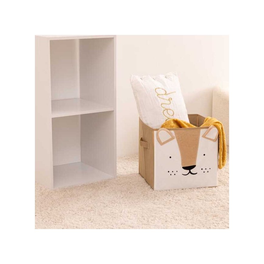 Atmosphera Createur Dinterieur ATMOSPHERA folding storage box LION, 29 x 29 cm – 4