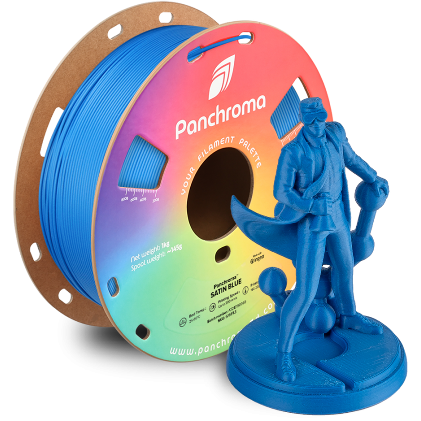 Polymaker Panchroma™ PLA Satin 1.75 mm 1kg - Satin Blue