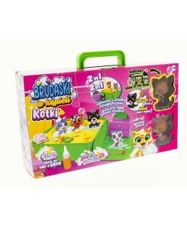 Epee Dirty Bathing Kitty Figurines Jacuzzi Set