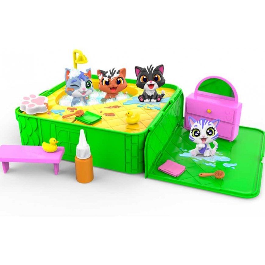 Epee Dirty Bathing Kitty Figurines Jacuzzi rinkinys – 2