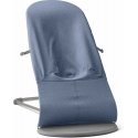 BabyBjörn Bouncer Bliss Woven sitteri, sininen BabyBjörn Bouncer Bliss Woven sitteri, sininen