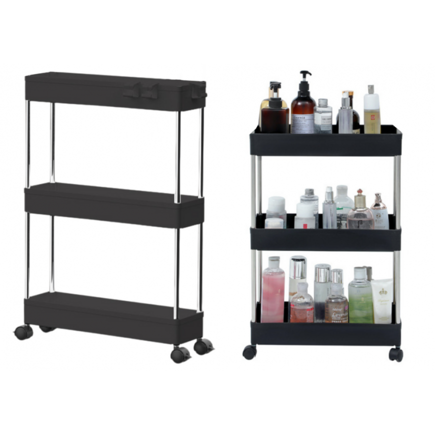 Lean Multifunctional mobile shelf with 3