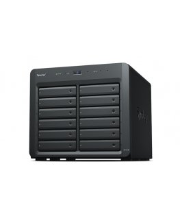 Synology DX1215II cieto disku uzglabāšanas sistēma HDD/SSD korpuss Melns 2.5/3.5"