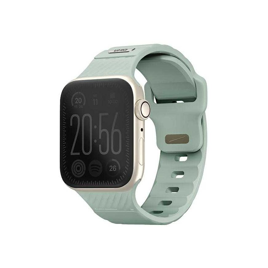 UNIQ dirželis Stride Apple Watch Series1/2/3/4/5/6/7/8/9/SE/SE2 38/40/41mm FKM Rubber Strap miętowy/ice