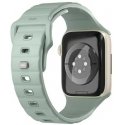 UNIQ-ranneke Stride Apple Watch Series1/2/3/4/5/6/7/8/9/SE/SE2 38/40/41mm FKM-kumiranneke miętowy/ice