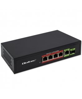 Ethernet PoE SWITCH 4x RJ45 PoE 1x RJ45Upli