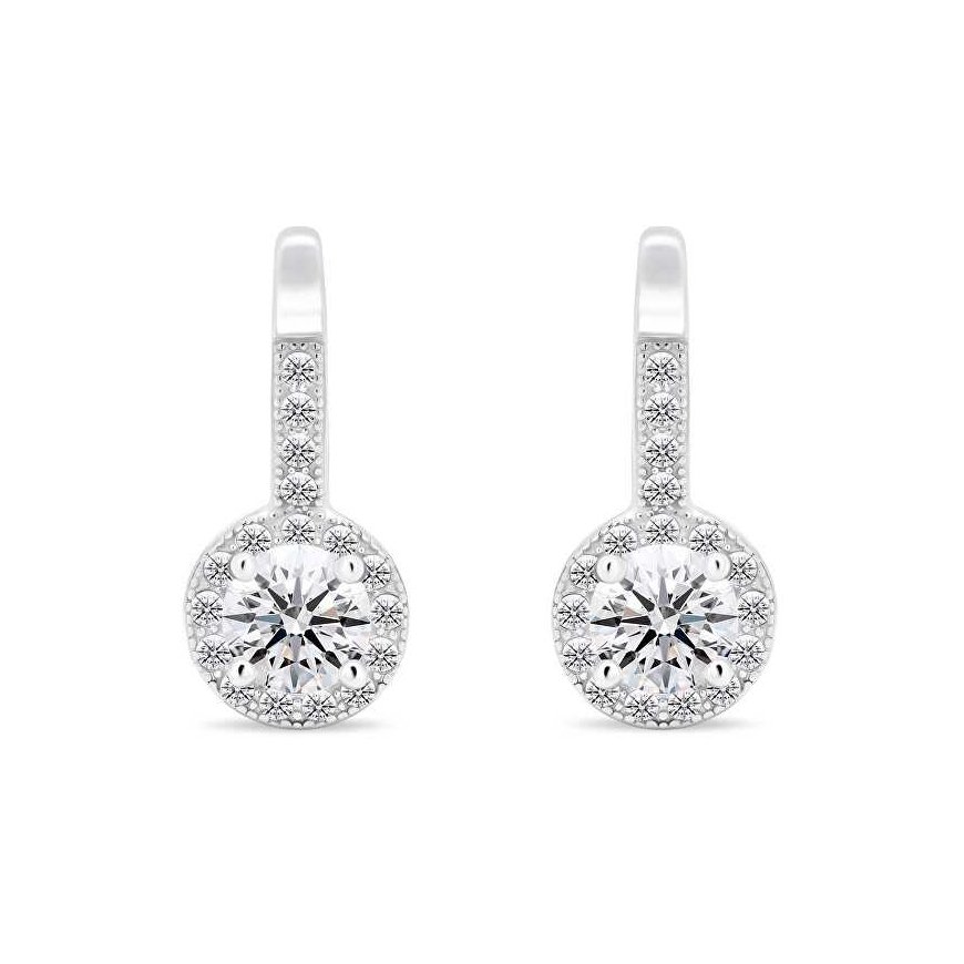 Brilio Silver Brilio Silver Unique silver earrings with clear zircons EA416W – 2