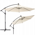 Extralink Black Forest | Garden umbrella | on 3 m pole, large beige Extralink Black Forest | Garden umbrella | on 3 m pole, large beige